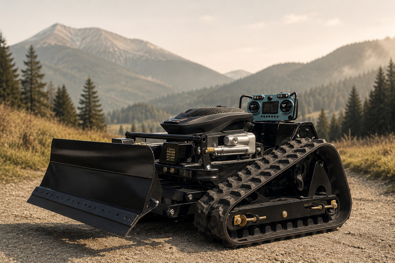 Радиоуправляемая гусеничная газонокосилка B500Pro